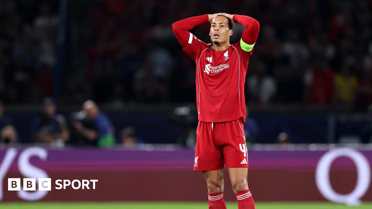 Liverpool sofre derrota para o PSG e vê chances de título se complicarem