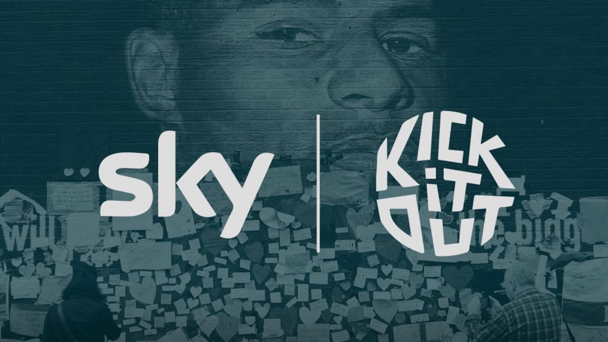 A parceria entre Sky Sports e Kick It Out é estendida por mais um ano