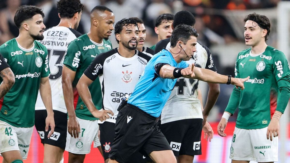 Tumulto no Corinthians x Palmeiras