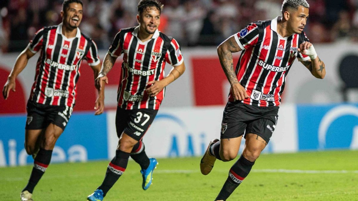 São Paulo supera o O’Higgins e bate recorde na Sul-Americana