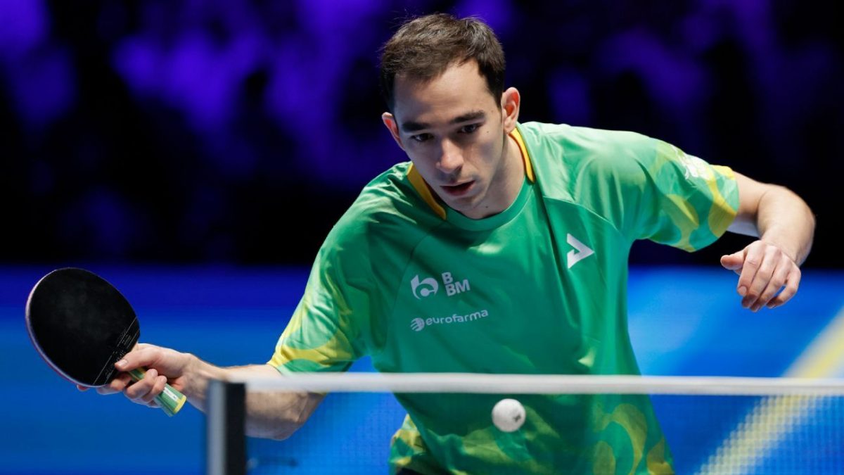 Hugo Calderano é bronze na Copa do Mundo