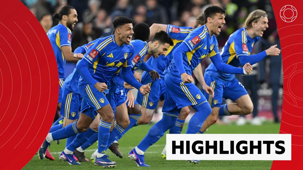 Leeds United vence o West Ham nos pênaltis e avança para as semifinais da FA Cup