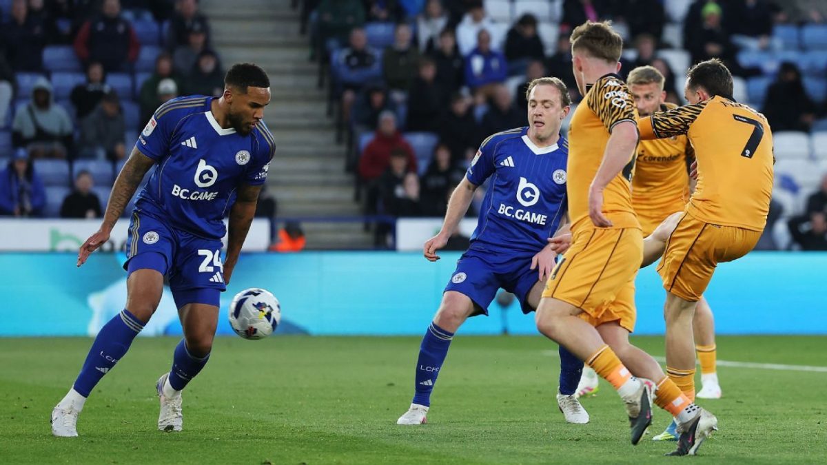 Leicester cai para a terceira divisão da Inglaterra