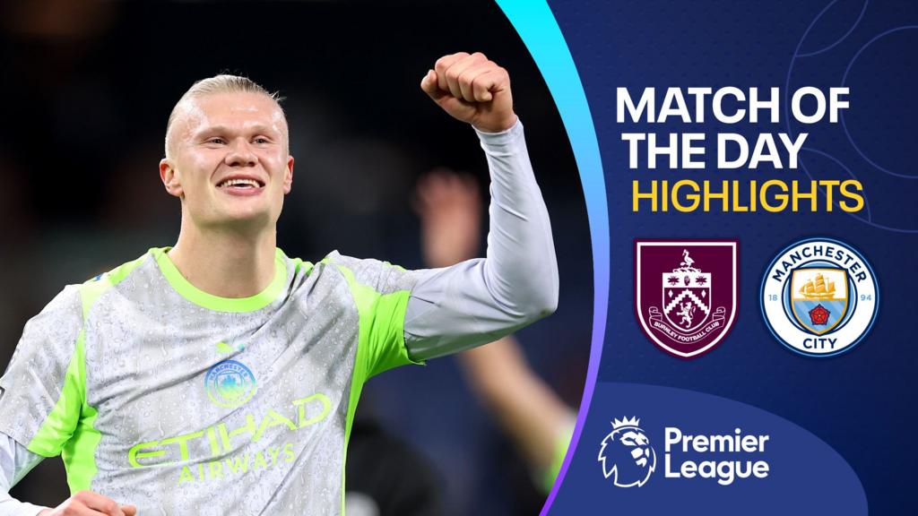 Man City move top with win as Burnley relegation confirmed