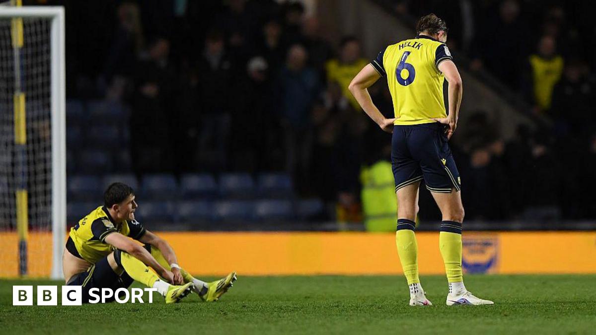 Oxford United foi rebaixado para a terceira divisão inglesa