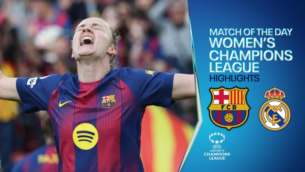 Barcelona goleia Real Madrid e avança na Champions League feminina