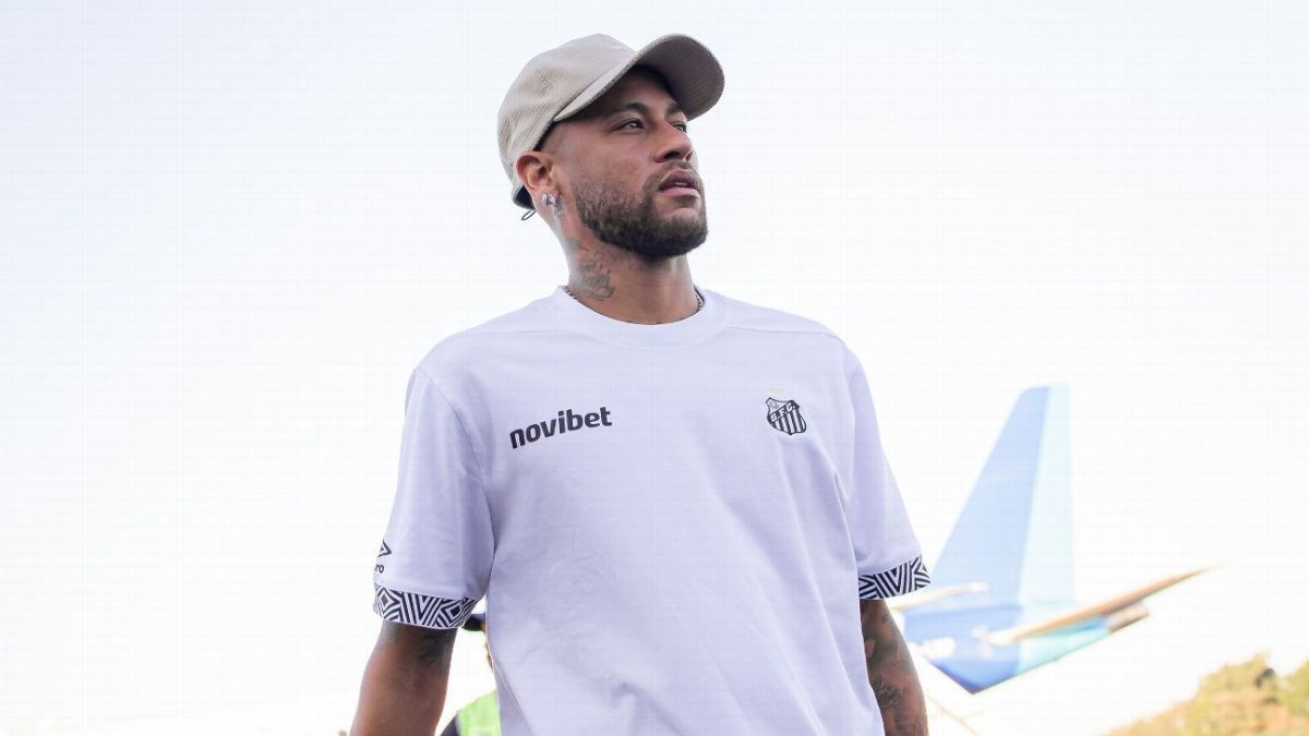 Neymar no centro da polêmica no Santos