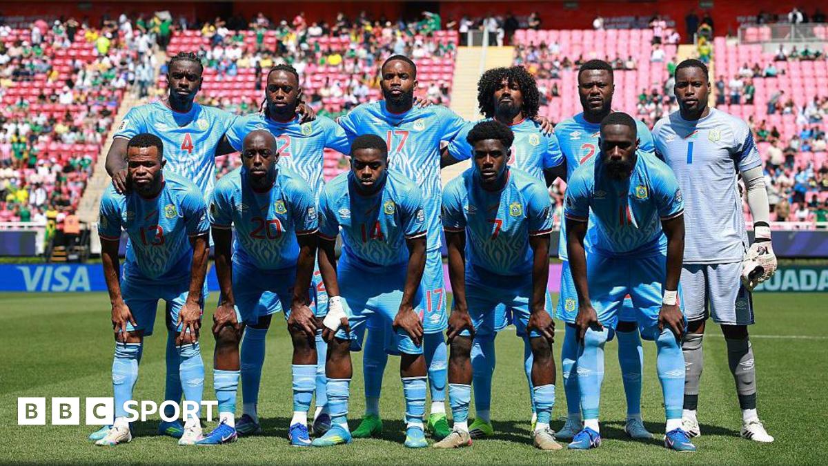 Jogadores da República Democrática do Congo em isolamento