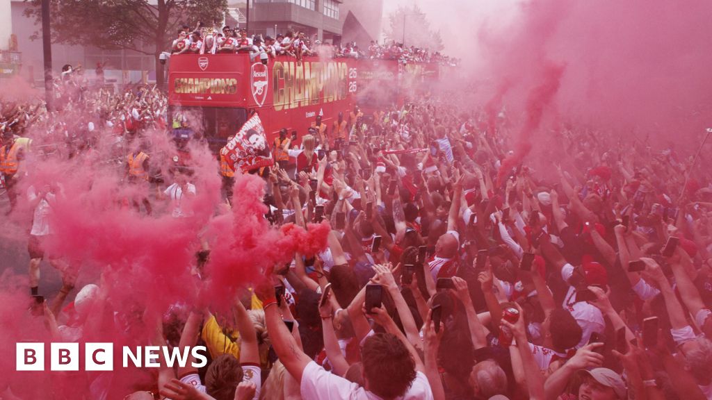 Arsenal comemora título da Premier League