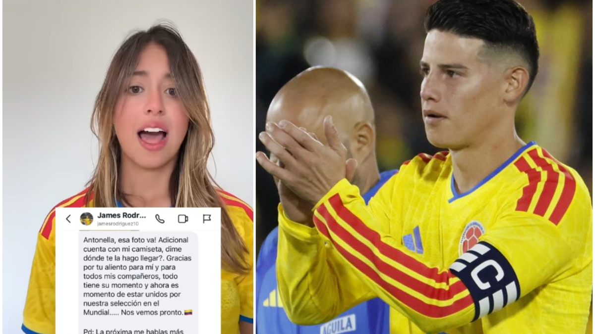 James Rodríguez responde à polêmica com a hija do presidente de Colombia