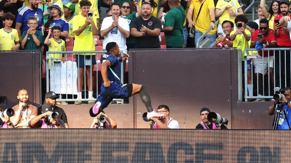 Brasil vence Egito em amistoso