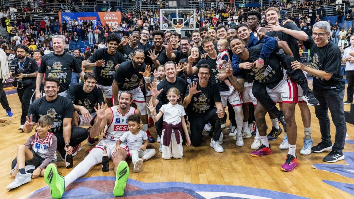 Sesi Franca faz história com pentacampeonato