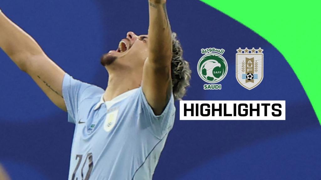 Uruguai empata com a Arábia Saudita na Copa do Mundo