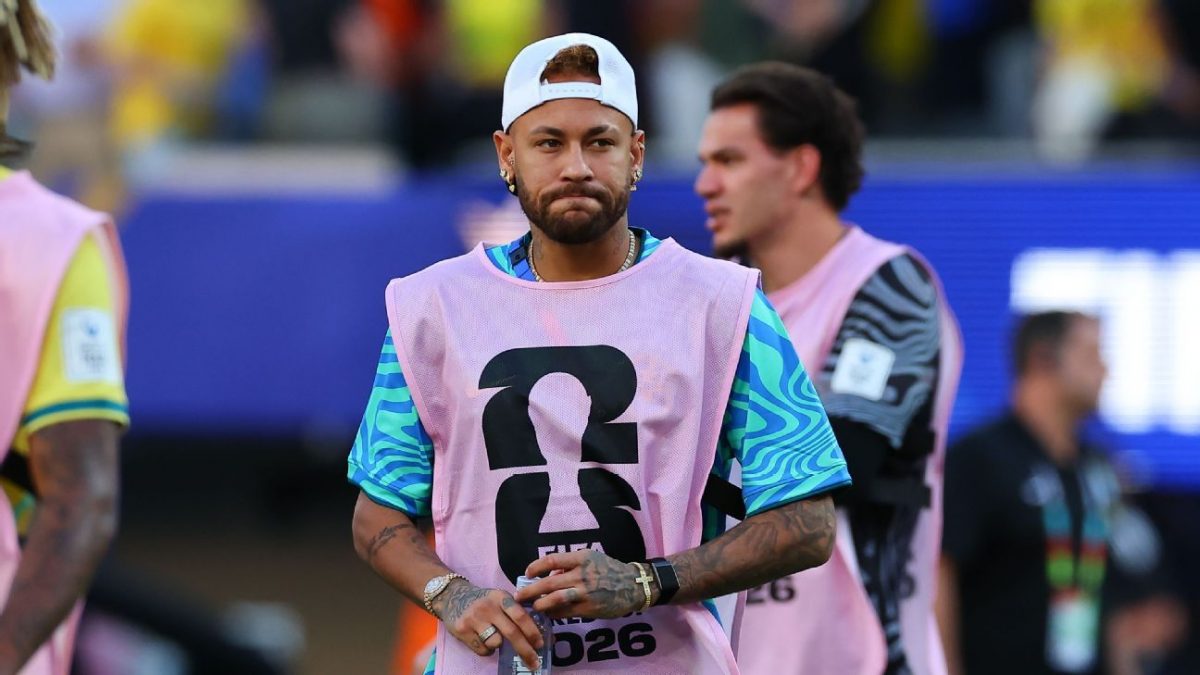 Neymar segue sem condições de jogo pela Seleção Brasileira
