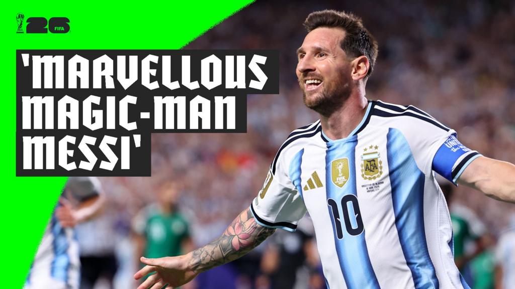 Messi faz história no Mundial