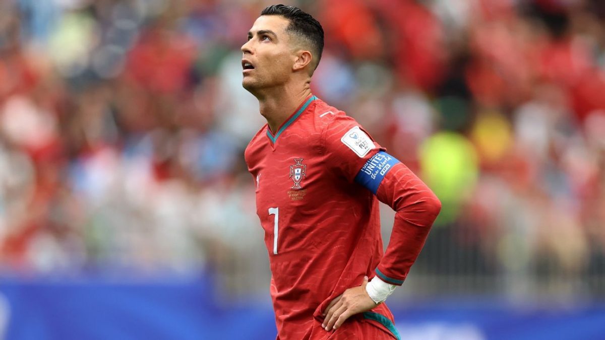 Cristiano Ronaldo passa em branco