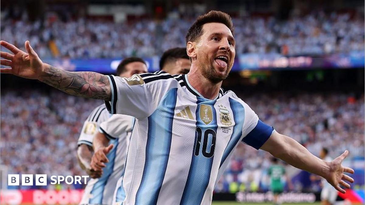 Messi faz história na Copa do Mundo
