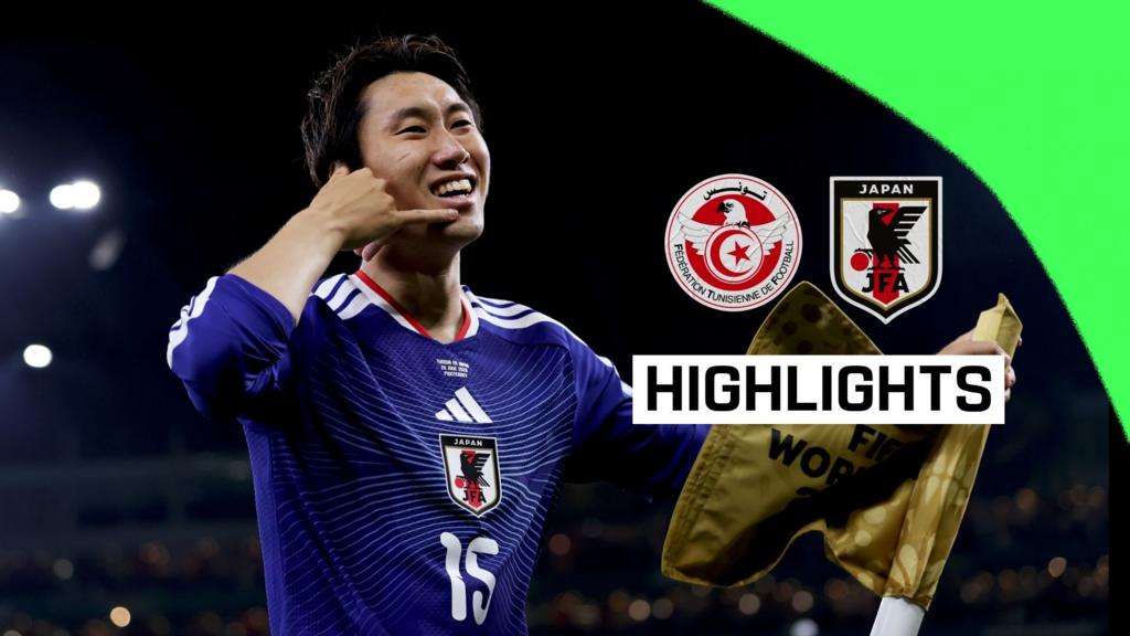 Japão goleia Tunísia e marca história na Copa do Mundo