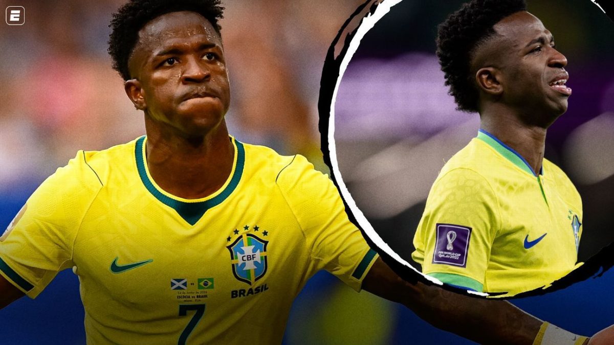 Vinicius Jr. lidera a Seleção Brasileira