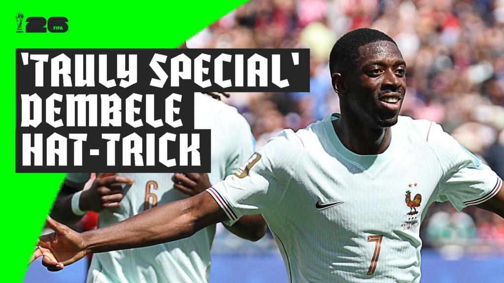 Dembele Brilha com Hat-trick Histórico