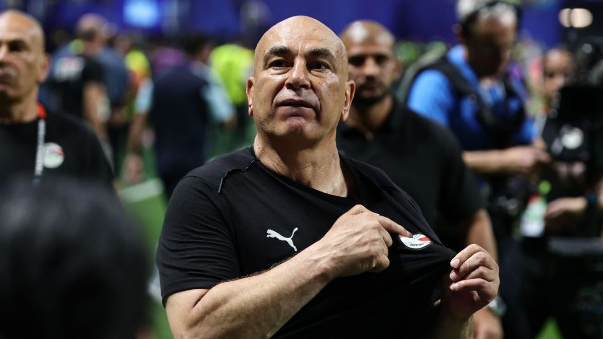 Reação do técnico do Egito