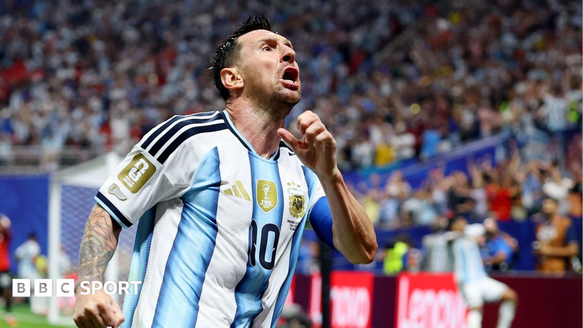 Messi Chora de Alegria Após Vitória do Argentina