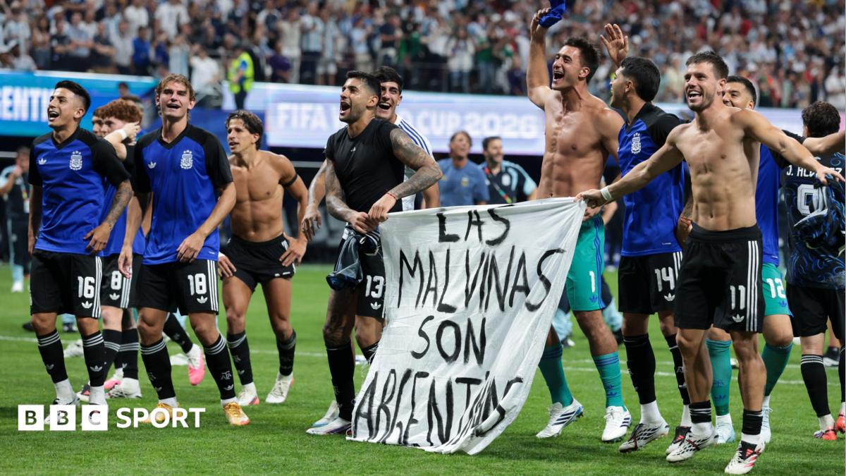 Argentina enfrenta ação disciplinar por faixa