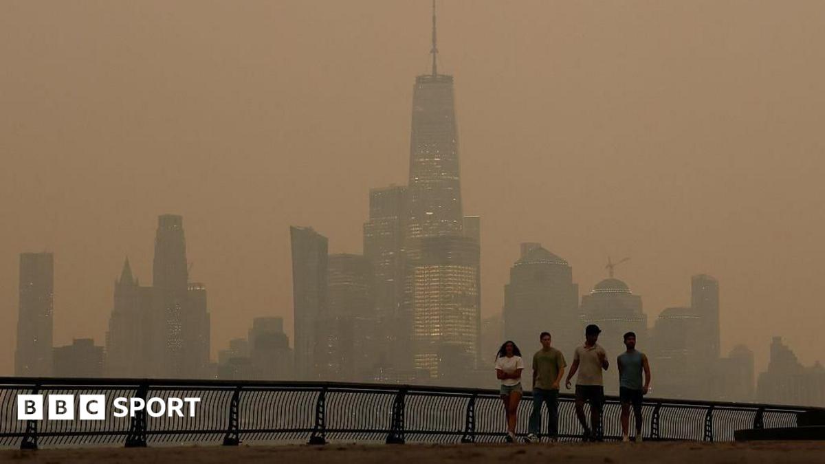 Futebol Mundial em Chamas: Incêndios Afectam a Qualidade do Ar em Nova York