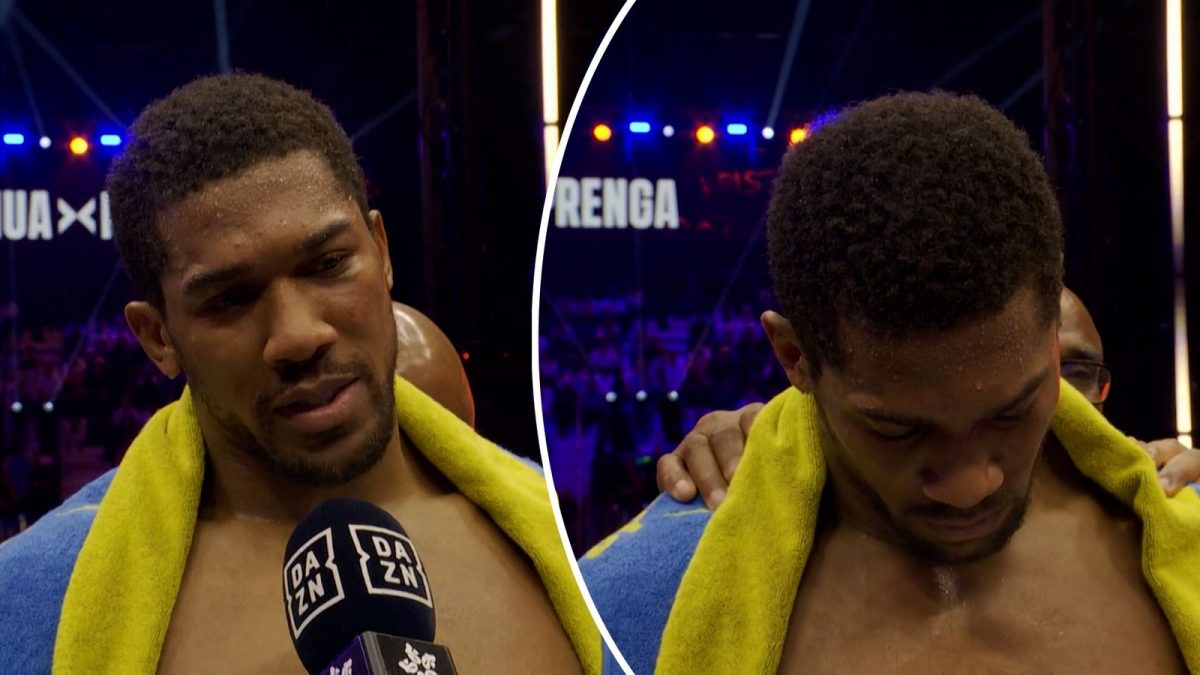 Anthony Joshua faz emocionante tributo a amigos falecidos após vitória sobre Kristian Prenga