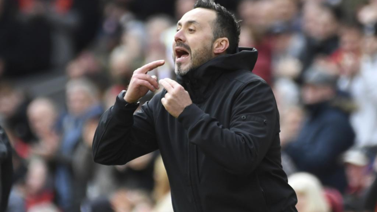 De Zerbi motiva jogadores do Brighton