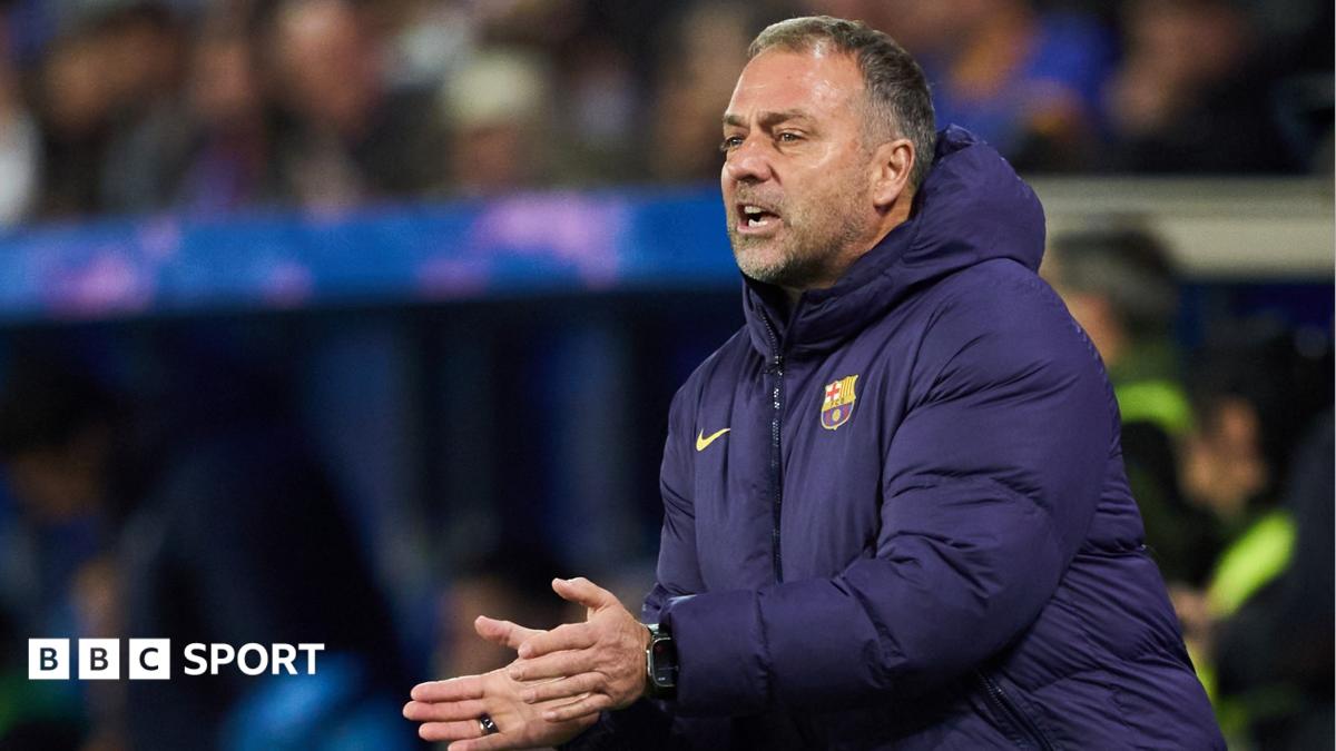 Barcelona treina na Inglaterra