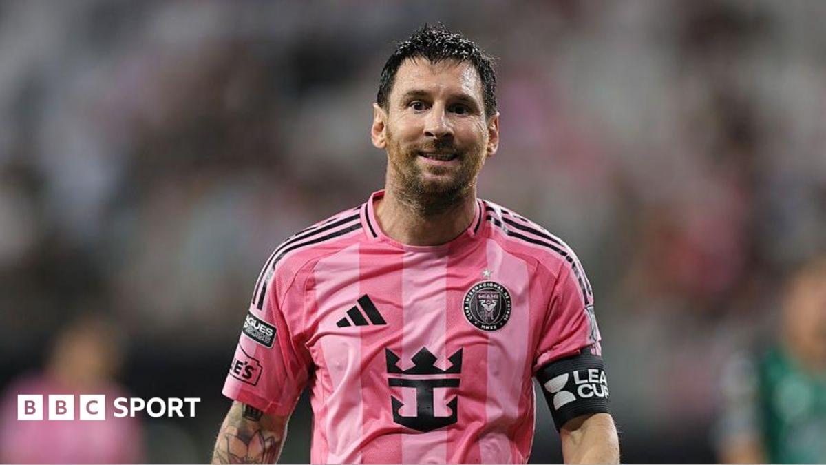 Messi joga pela Inter Miami após morte do pai